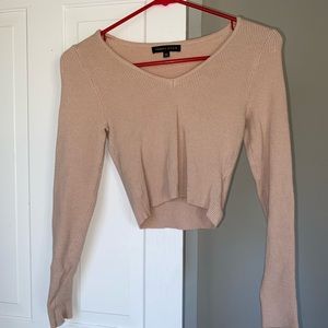 Kendall and Kylie Cropped long sleeve. XS